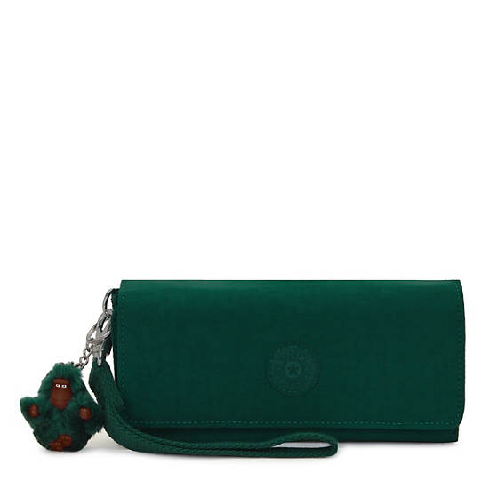 Rubi Large Wristlet Wallet, Jungle Green, large