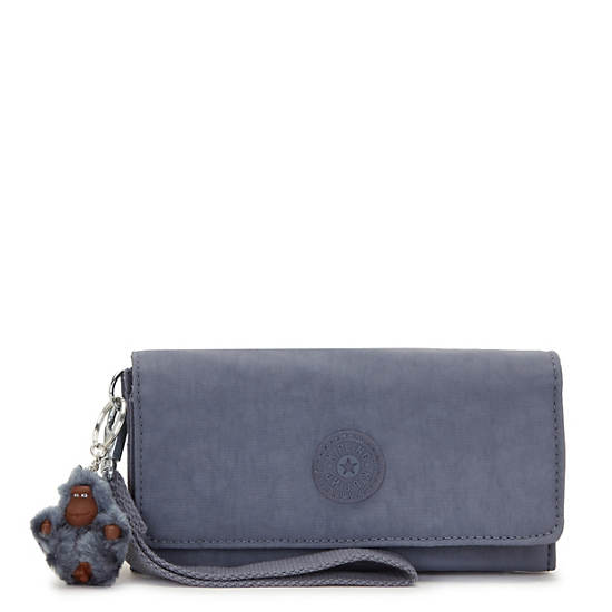 Rubi Large Wristlet Wallet, Perri Blue, large