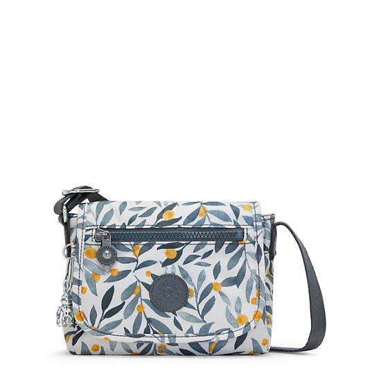 Sabian Printed Crossbody Mini Bag, Shell Grey, large