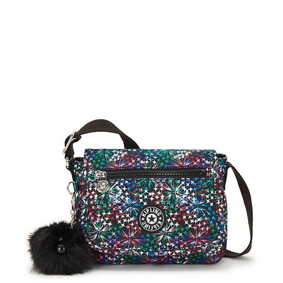 Sabian Printed Crossbody Mini Bag, Star Flower GG, large