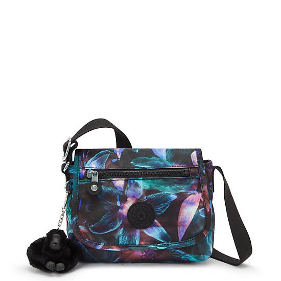 Sabian Printed Crossbody Mini Bag, Spectral Orchid, large