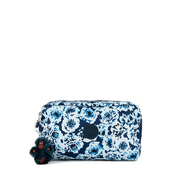 Gleam Printed Pouch, Nocturnal Satin, large