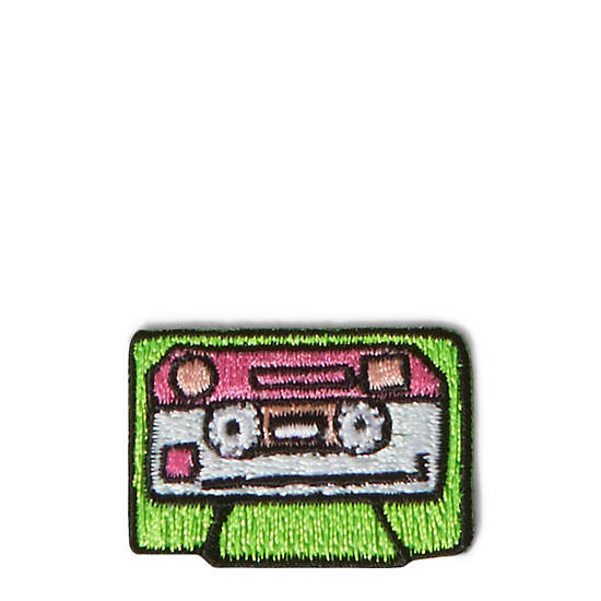 Cassette Tape Peel and Stick Patch, Multi, large
