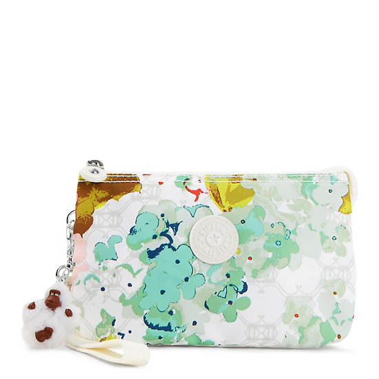 Creativity Extra Large Printed Pouch, Alabaster, large