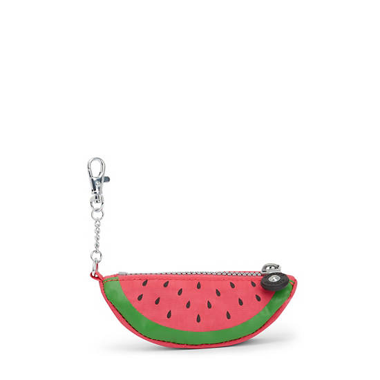 Mini Watermelon Keychain, Brilliant Pink, large