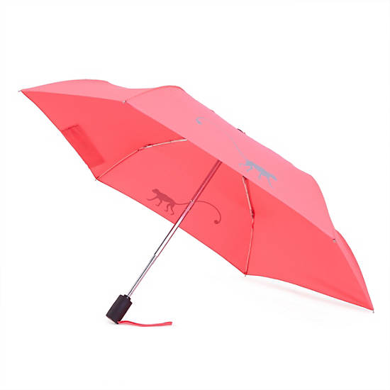 Auto Open Umbrella, Prom Pink Metallic, large