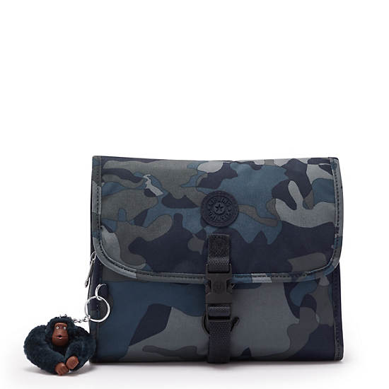 Meadow Toiletry Bag, Cool Camo, large