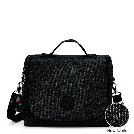 Kichirou Lunch Bag, Rapid Black, large