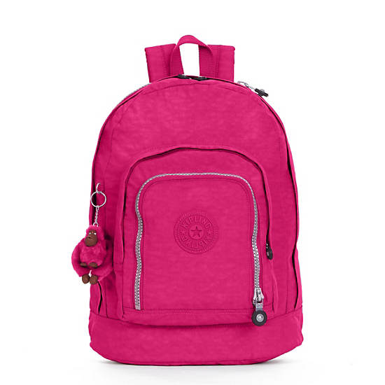 Hal Large Expandable Backpack, Satin Blue, large