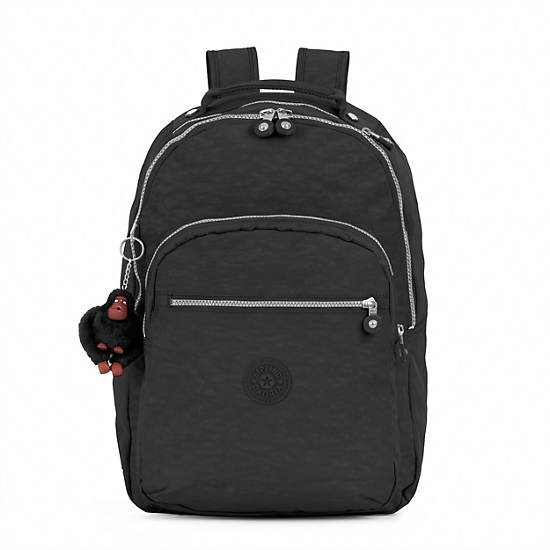 Seoul Large Laptop Backpack, Black, large