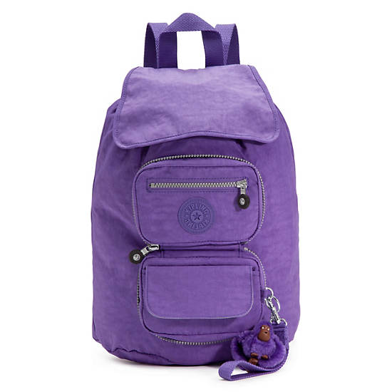 Alicia Foldable Backpack - Vivid Purple | Kipling