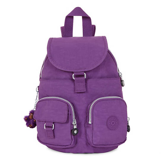 Lovebug Small Backpack, Purple Feather, large