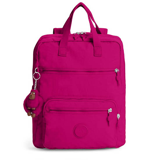 Sharpay Medium Laptop Backpack, Wild Red Camo, large