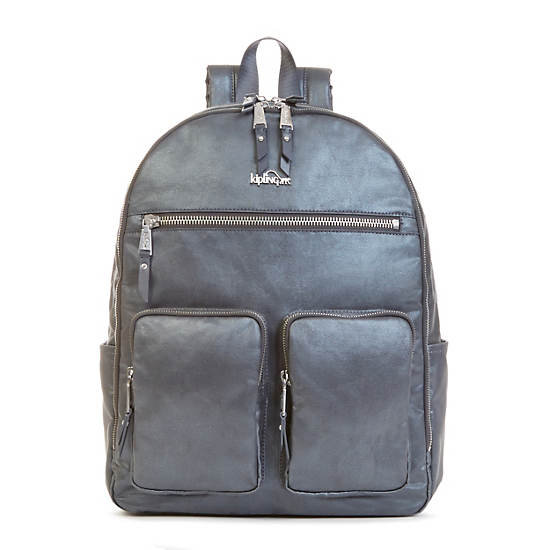 Tina 15" Laptop Backpack, Black Merlot, large