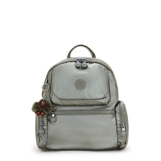 Matta Metallic Backpack, Moon Grey Metallic, large