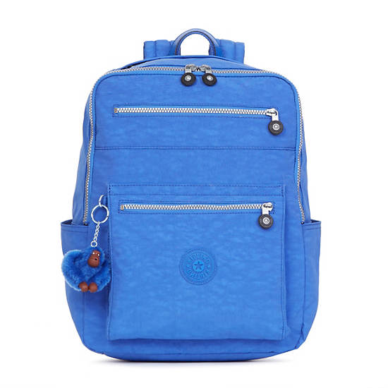 Caity Medium Backpack, Shy Blue Shimmer, large