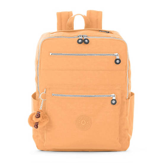 Caity Medium Backpack, Papaya Orange Tonal, large
