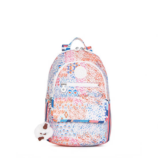 Tyler Small Printed Backpack, Candy metal Fun, large