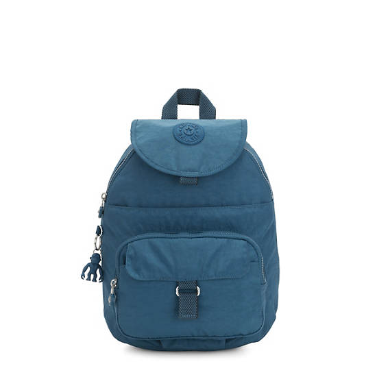 Queenie Small Backpack - Mystic Blue | Kipling