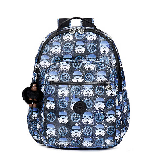 Star Wars Seoul Go Large Printed 15" Laptop Backpack, Tie Dye Blue Lacquer, large