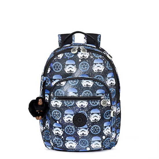 Star Wars Seoul Go Small Printed Backpack, Tie Dye Blue Lacquer, large