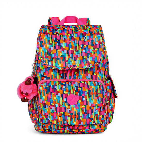 City Pack Printed Backpack, Ultimate Dot, large