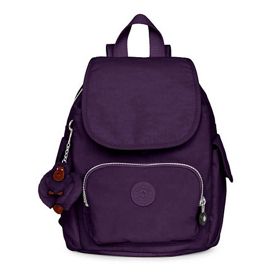 City Pack Extra Small Backpack, Deep Purple, large
