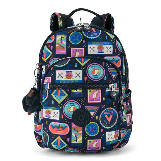 Seoul Go Small Printed 11" Laptop Backpack, Gradient Hair, large