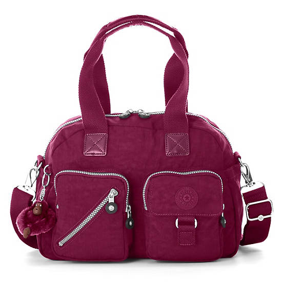 Defea Shoulder Bag, Power Pink, large