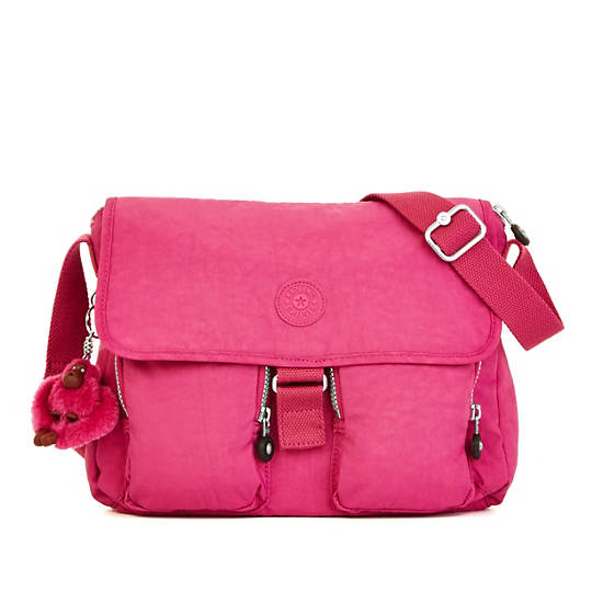 New Rita Medium Crossbody Bag, Fuchsia Night, large