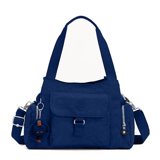 Felix Large Handbag, Frost Blue, large