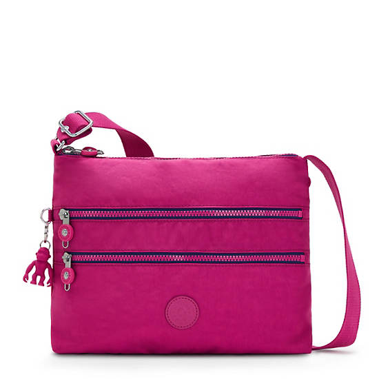 Alvar Crossbody Bag, Pink Fuchsia, large