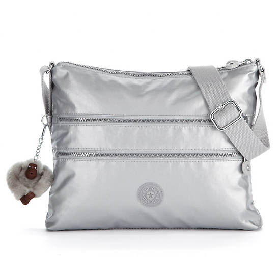 Alvar Metallic Crossbody Bag, Melange Block, large Alvar Metallic Crossbody Bag, Melange Block, large
