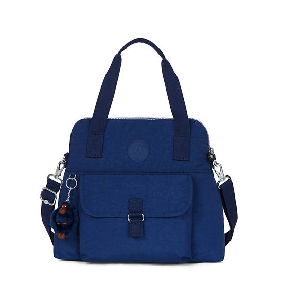 Pahneiro Handbag, Frost Blue, large