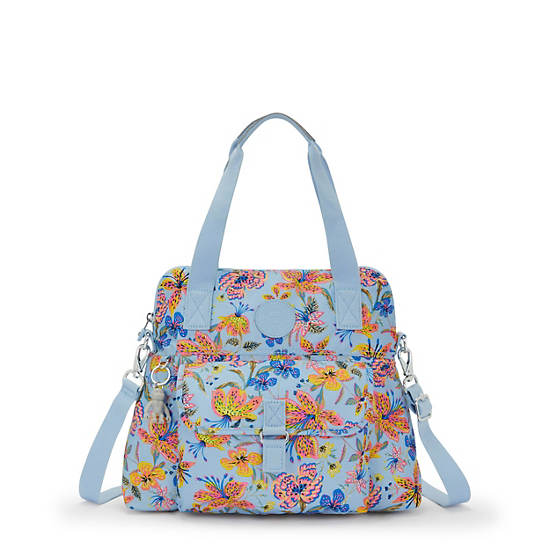 Pahneiro Printed Handbag, Wild Flowers, large