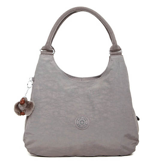 Bagsational Handbag, Metallic Dove, large
