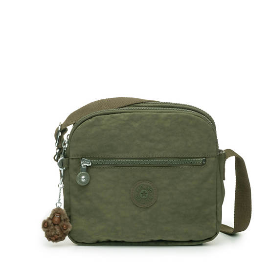Keefe Crossbody Bag, Jaded Green Tonal Zipper, large
