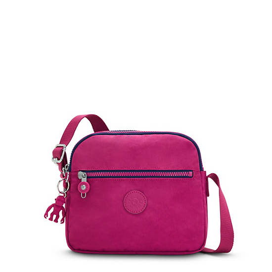 Keefe Crossbody Bag, Pink Fuchsia, large