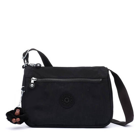 Callie Crossbody Bag, Black Tonal, large