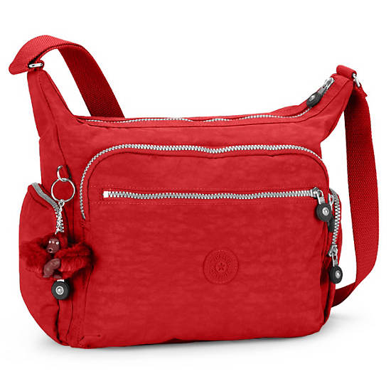 Gabbie Crossbody Bag, Multi Dots Red, large
