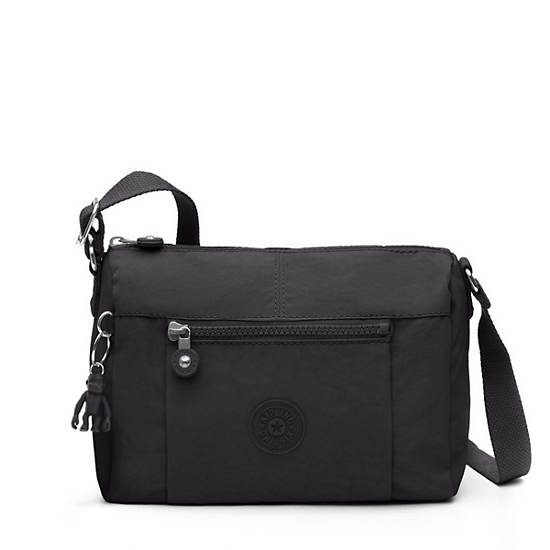Wes Crossbody Bag, Black Noir, large