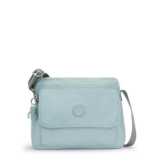 Aisling Crossbody Bag, Fairy Aqua Metallic, large