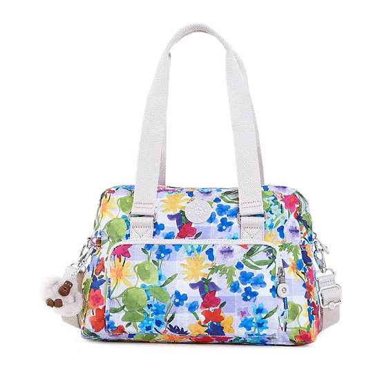 Dania Printed Handbag, Gradient Dance, large Dania Printed Handbag, Gradient Dance, large