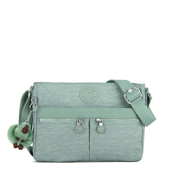 Angie Handbag, Fern Green Block, large