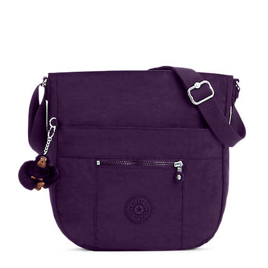 Bailey Handbag, Deep Purple, large