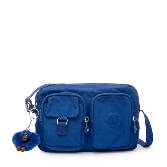 Emma Crossbody Bag, Perri Blue Woven, large