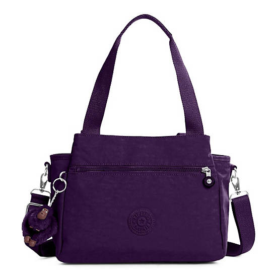 Elysia Shoulder Bag, Deep Purple, large
