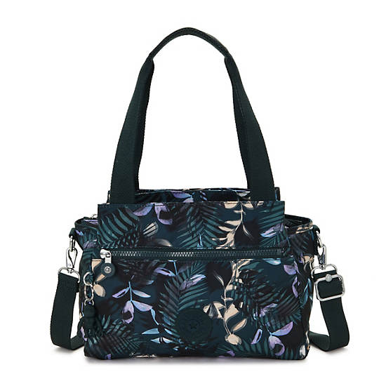 Elysia Printed Shoulder Bag, Moonlit Forest, large