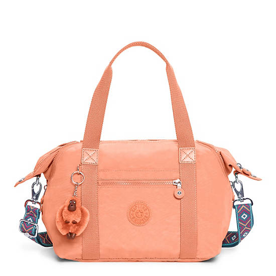 Art Small Handbag, Peachy Pink Combo, large