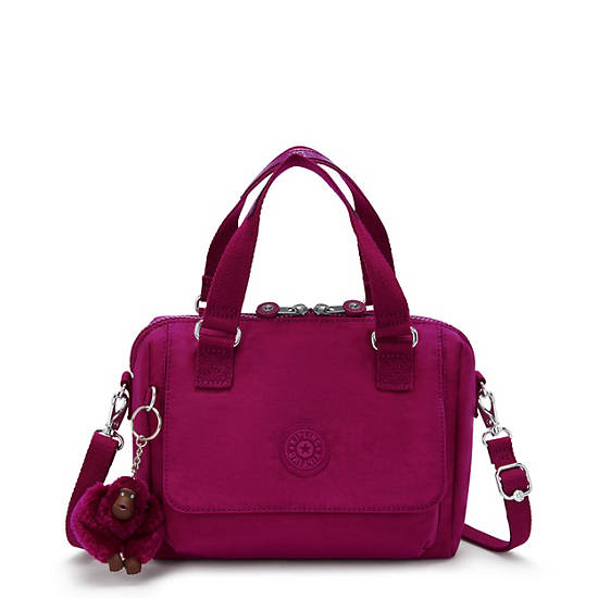 Zeva Handbag, Purple Fig, large